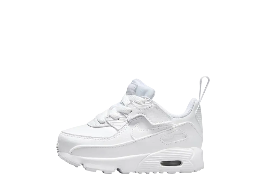 ナイキ TD エアマックス90 イージーオン "ホワイト/メタリックシルバー" (キッズ)