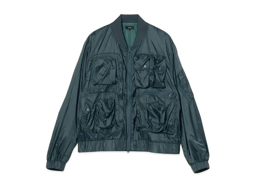 BEAMS Water Repellent Multi Pocket Ma-1 "Teal"