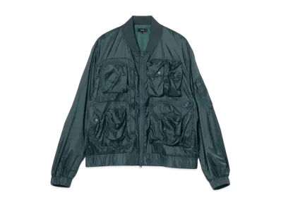 BEAMS Water Repellent Multi Pocket Ma-1 "Teal"