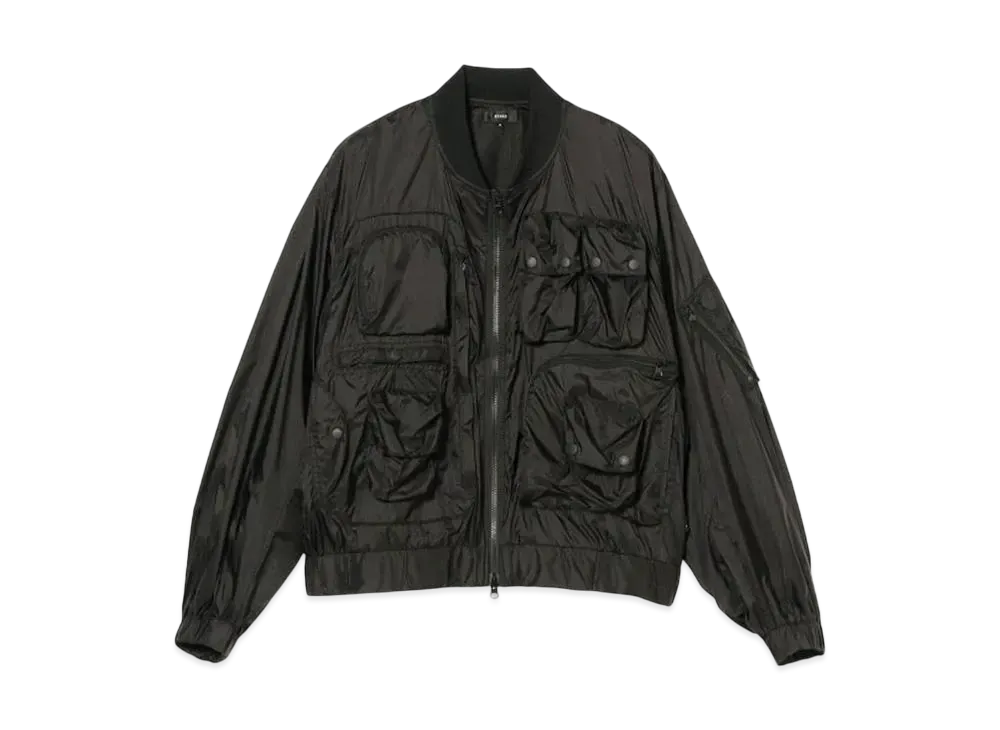 BEAMS Water Repellent Multi Pocket Ma-1 "Black"