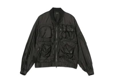 BEAMS Water Repellent Multi Pocket Ma-1 "Black"