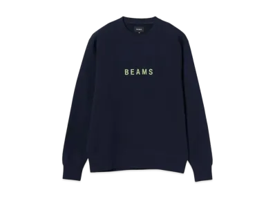 BEAMS Logo Sweatshirt "Navy"