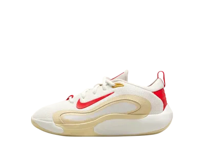 Nike GS IsoFly "Sail/Light Bone/Light Khaki/University Red"