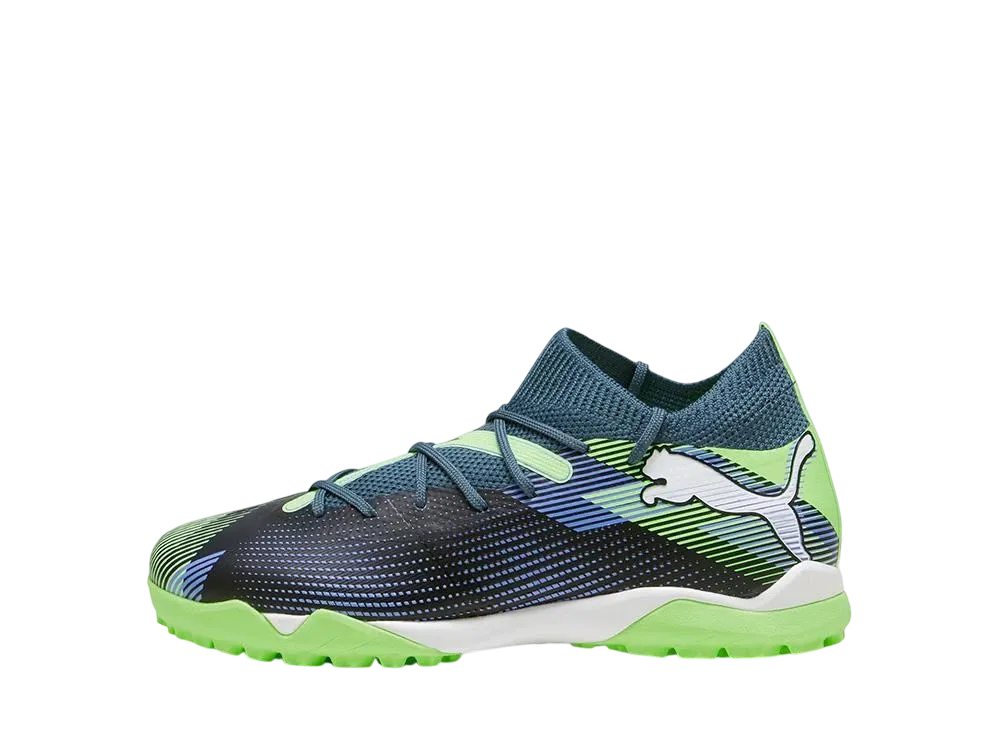 プーマ GS フューチャー7 マッチ TT "グレースカイズ/プーマホワイト/フィジーアップル" (キッズ)