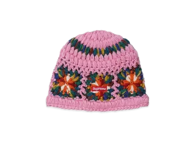Supreme Crochet Beanie "Pink"