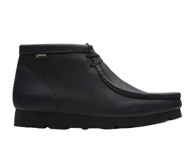 クラークス ワラビー ブーツ ゴアテックス "ブラックレザー"