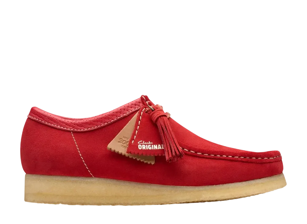 クラークス ワラビー "レッドスウェード"