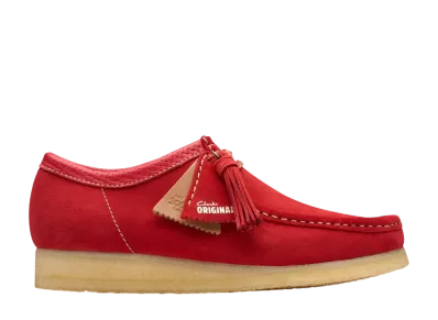 Clarks Wallabee "Red Suede"
