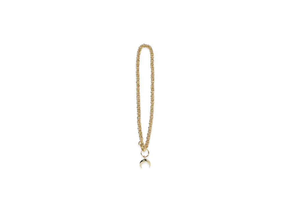 Marine serre GOLD PLATED MOON BRAIDED CHAIN "SHINY GOLD"