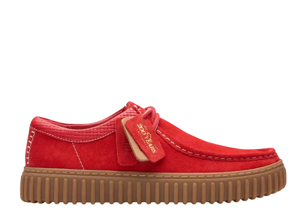 Clarks Torhill Lo "Red Suede"