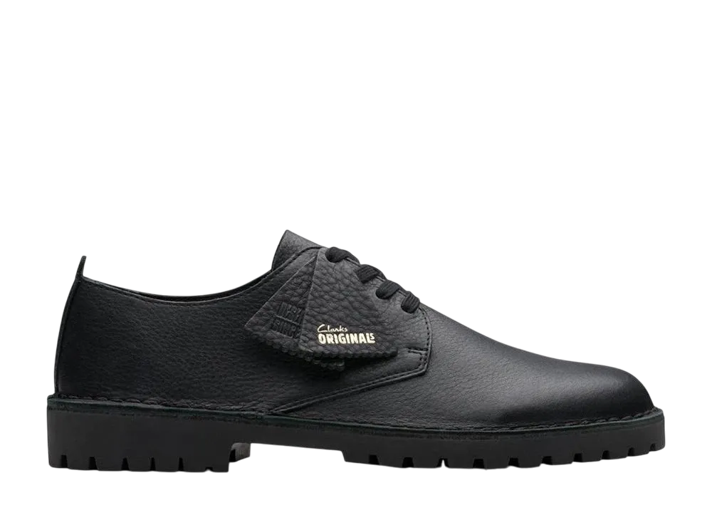 クラークス デザートロックロー "ブラックレザー"
