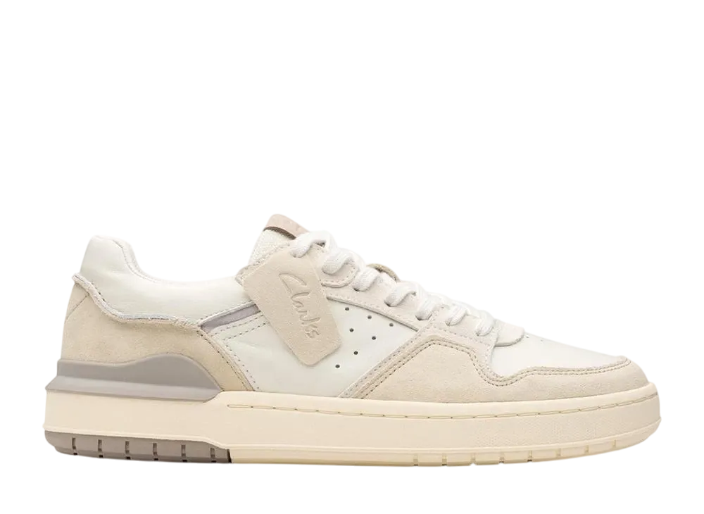 Clarks Courtlite 2 Lo "Off White Suede"