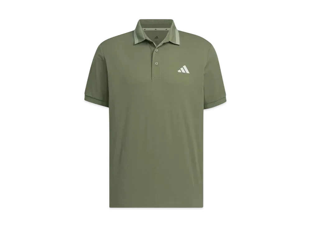 adidas One-Point Logo UV Care Short Sleeve Polo "Olive Strata"