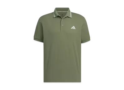 adidas One-Point Logo UV Care Short Sleeve Polo "Olive Strata"