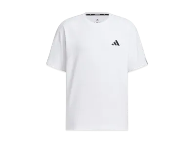 adidas Essentials Plus Loose Fit Small Logo Short Sleeve T-Shirt "White"
