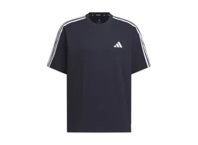 adidas Essentials Plus Loose Fit Three Stripes Short Sleeve T-Shirt "Legend Ink"