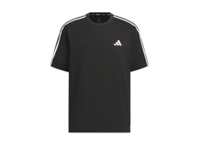 adidas Essentials Plus Loose Fit Three Stripes Short Sleeve T-Shirt "Black"