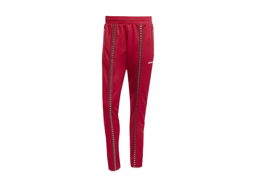adidas Originals Retro Sports Cricket Inspired Track Pants "Rust Red"