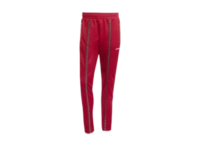 adidas Originals Retro Sports Cricket Inspired Track Pants "Rust Red"