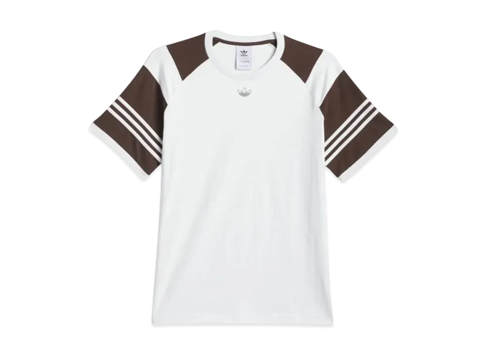 adidas Tyshawn T-shirt (Gender Neutral) "Crystal White/Dark Brown"