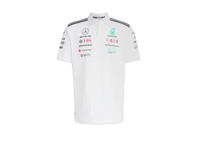 adidas Mercedes-AMG Petronas F1 Team Polo "White Melange/Black"