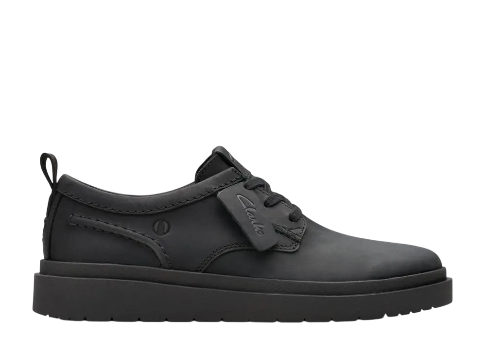 Clarks Polden Lace "Black Leather"