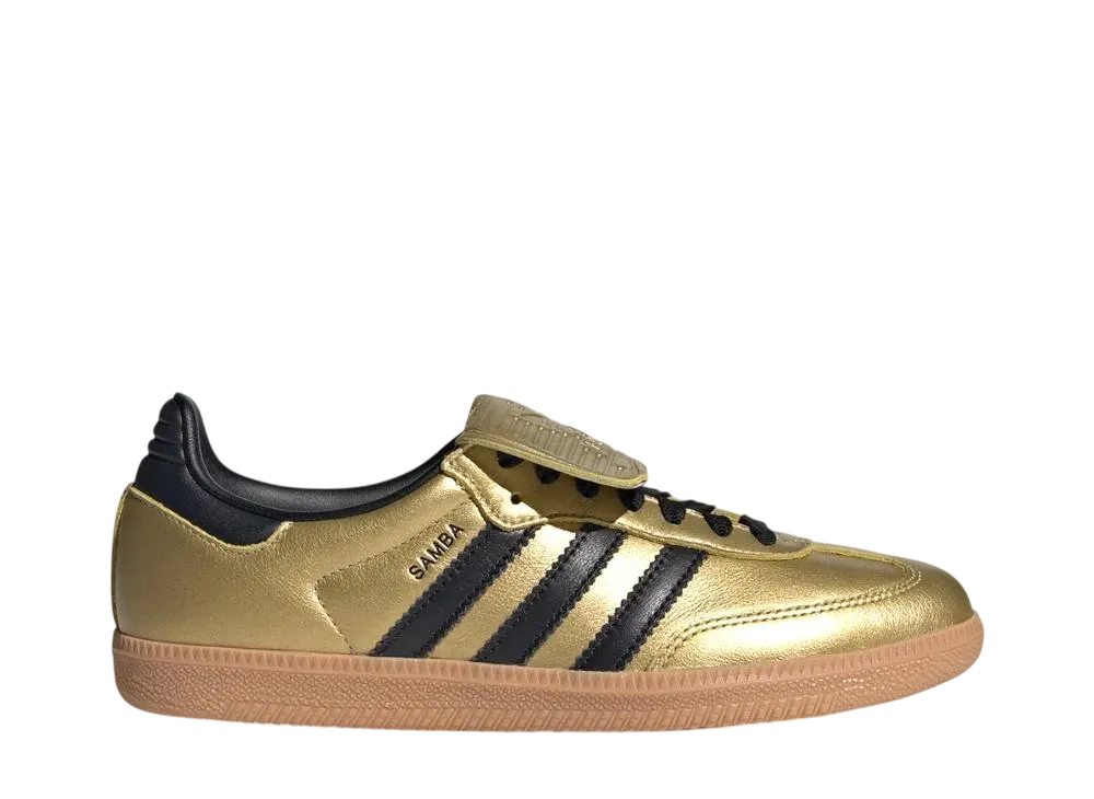 adidas Samba LT "Gold Metallic/Core Black/Gum"