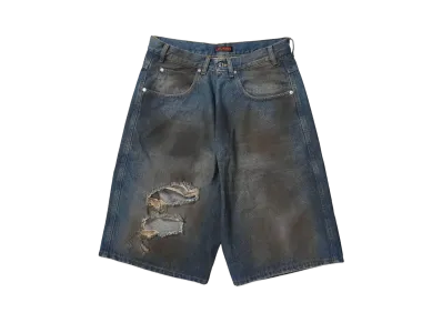 LU'U DAN KRISS KROSS SHORTS "DIRTY BLUE"