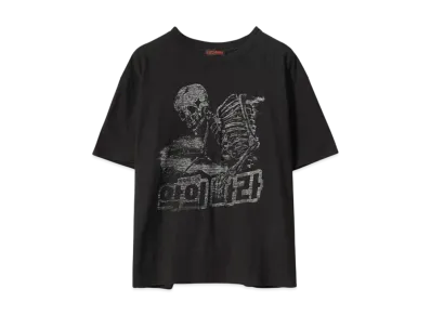 LU'U DAN THRASH TEE "WASHED BLACK"