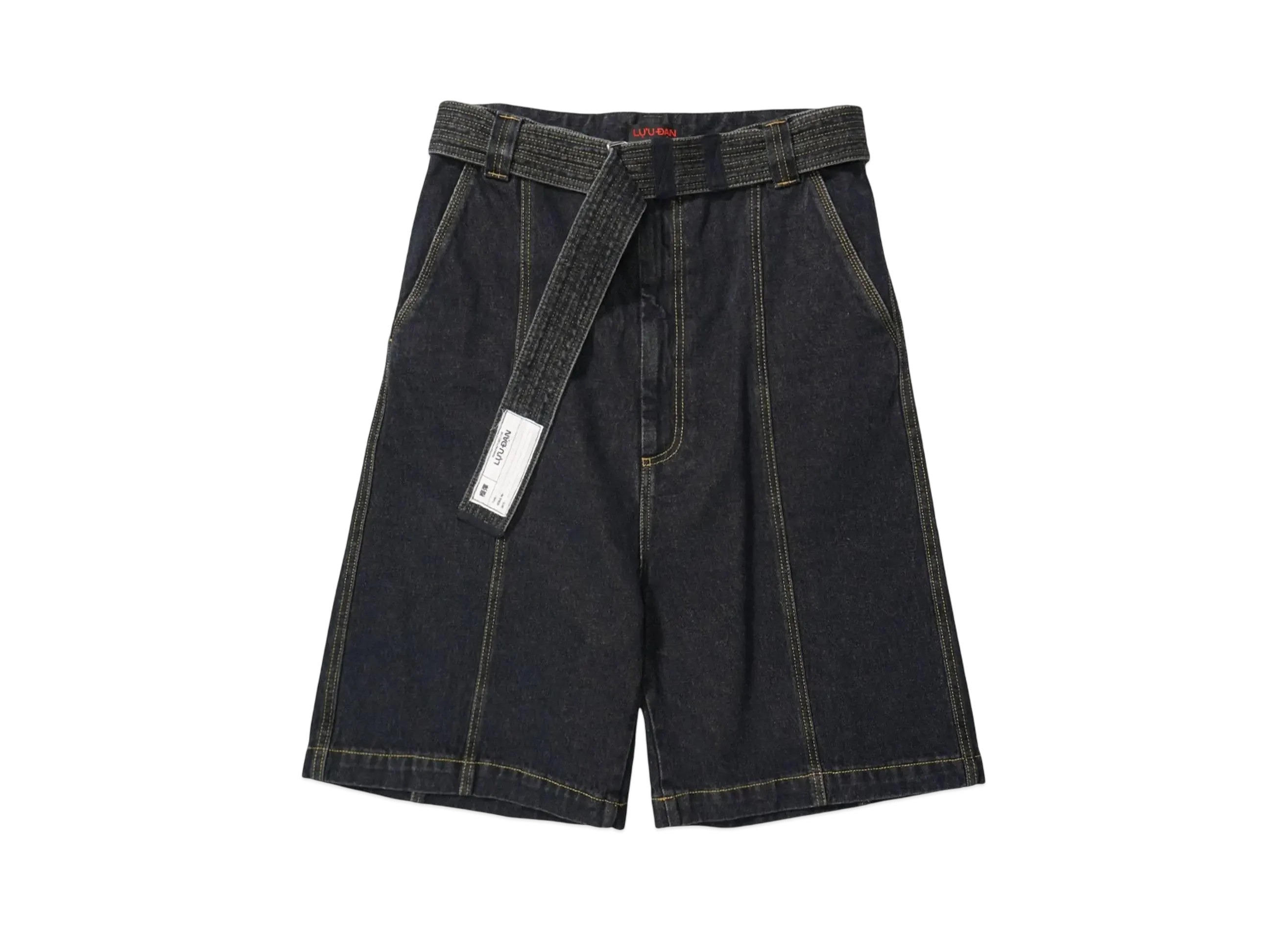 LU'U DAN UTILITY SHORTS "BLACK"