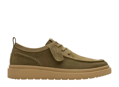Clarks Polden Moc "Olive Suede"