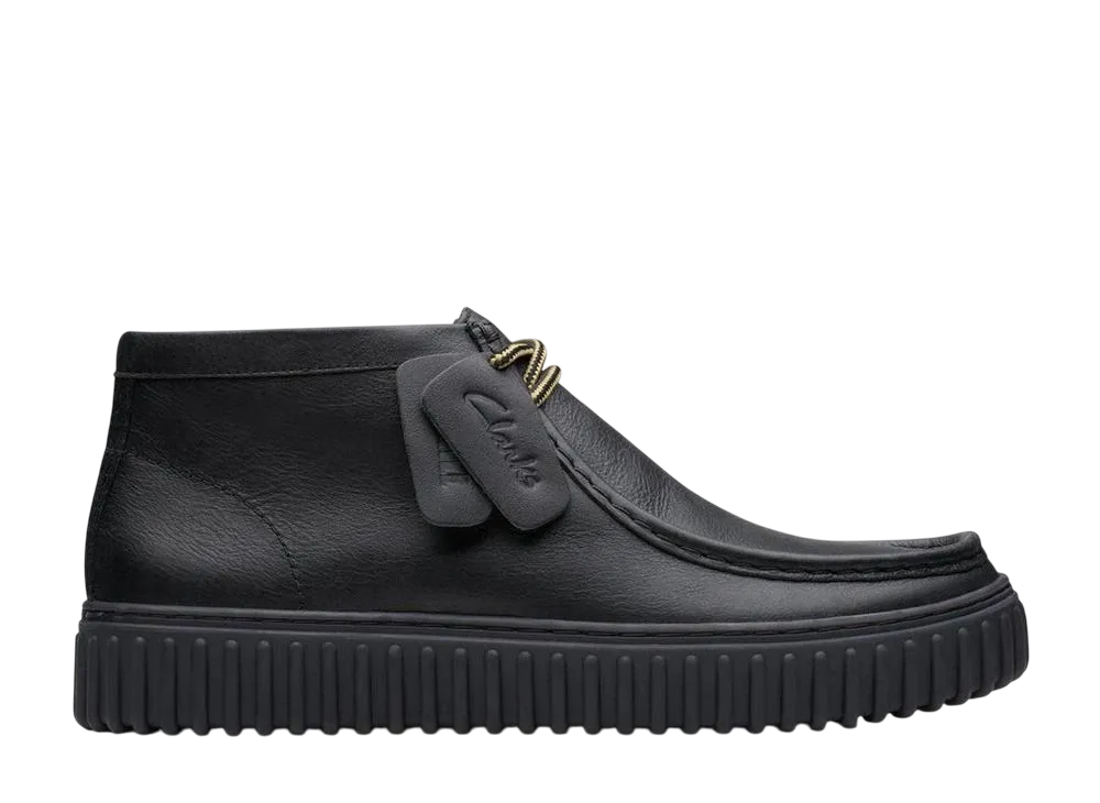 Clarks Torhill Hi "Black Leather"