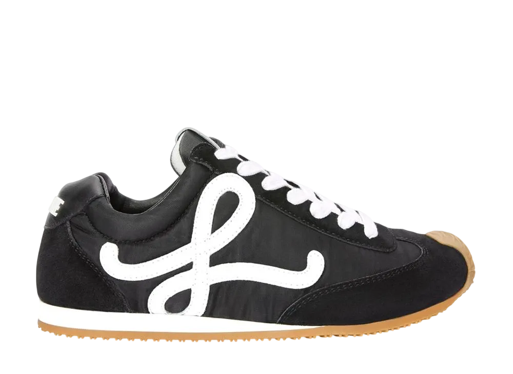 ロエベ バレエランナー 2.0 ナイロン&カーフ "ブラック/ホワイト"