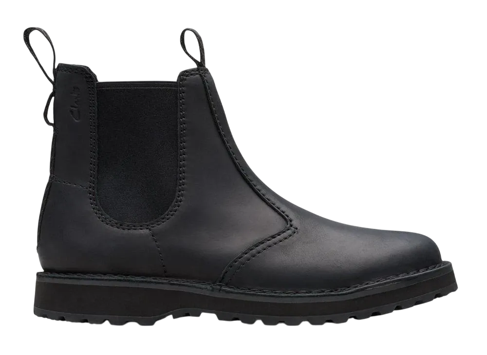 Clarks Solsbury Easy "Black Leather"