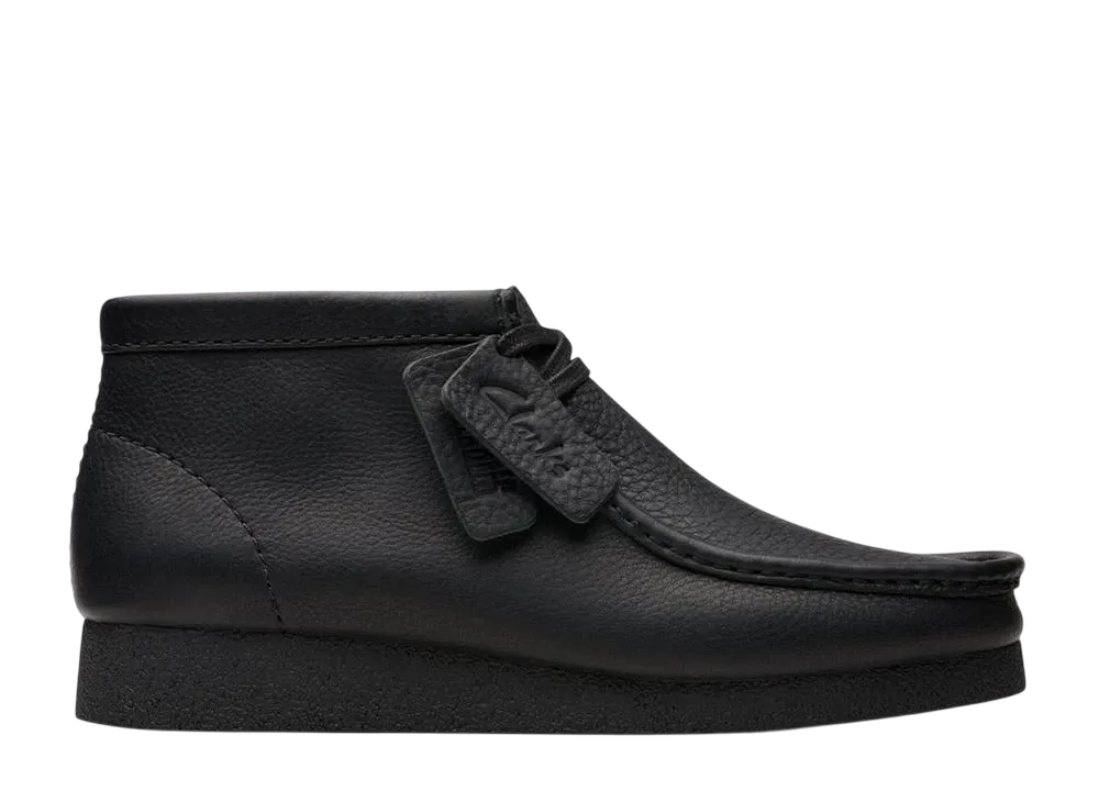 Clarks Wallabee Evo Boot "Black Leather"