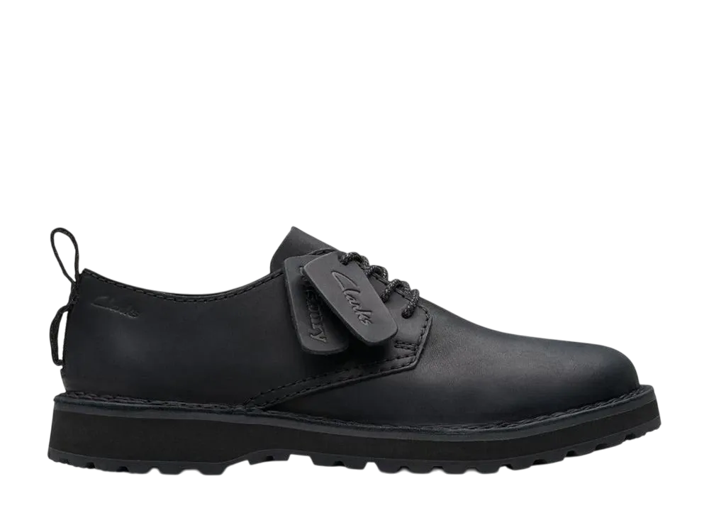 クラークス ソルスブリーレース "ブラックレザー"