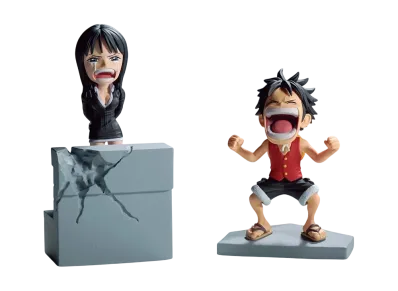 BANPRESTO "World Coletable Figure Log Stories" -ONE PIECE- Monkey D. Luffy & Nico Robin