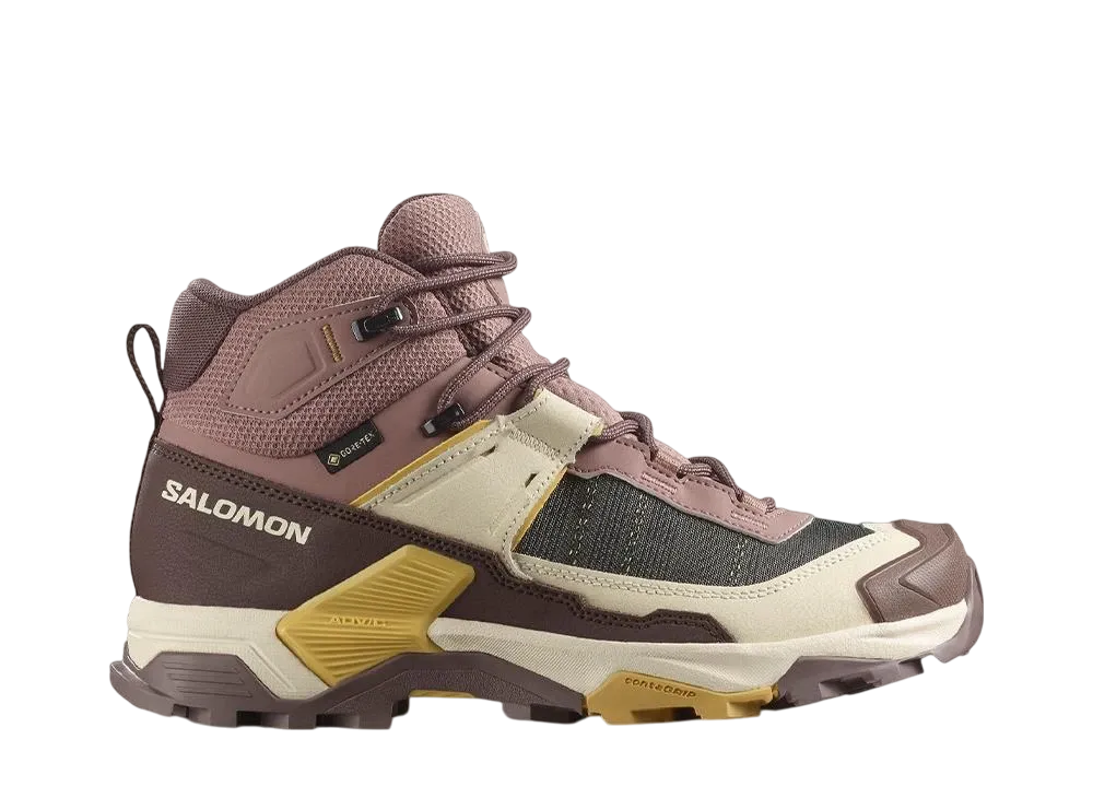 Salomon Women's X Ultra 5 Mid GORE-TEX "Burlwood/French Roast/Rattan"