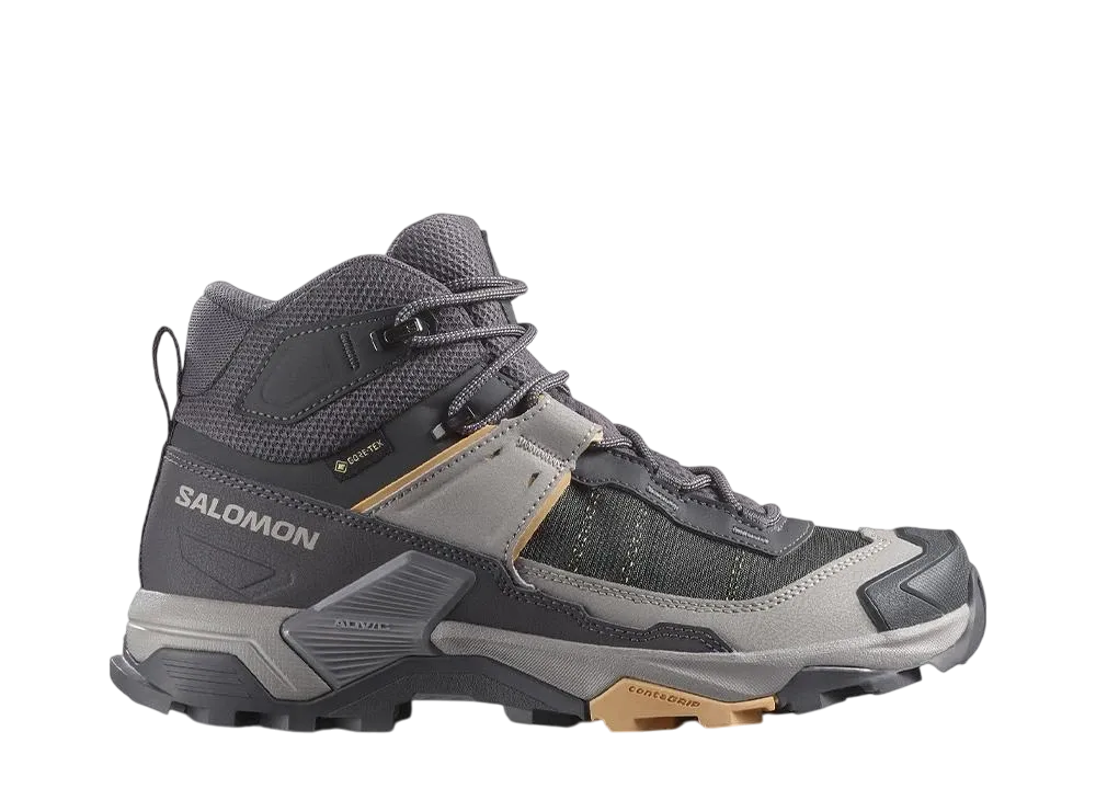 Salomon Women's X Ultra 5 Mid GORE-TEX "Nine Iron/Gull/Soft Clay"