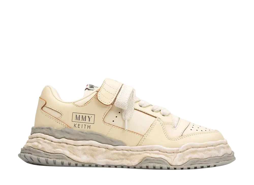 メゾンミハラヤスヒロ キース OG ソール VL レザー ロートップ スニーカー "ホワイト" (A14FW708)