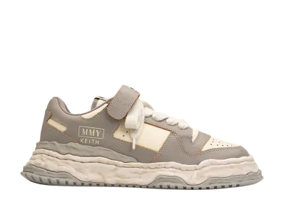 Maison MIHARA YASUHIRO KEITH OG Sole VL Leather Low-top Sneaker "Gray/White"