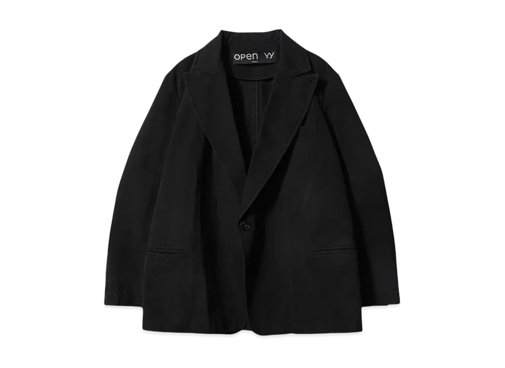 OPEN YY WASHED JACKET "BLACK"