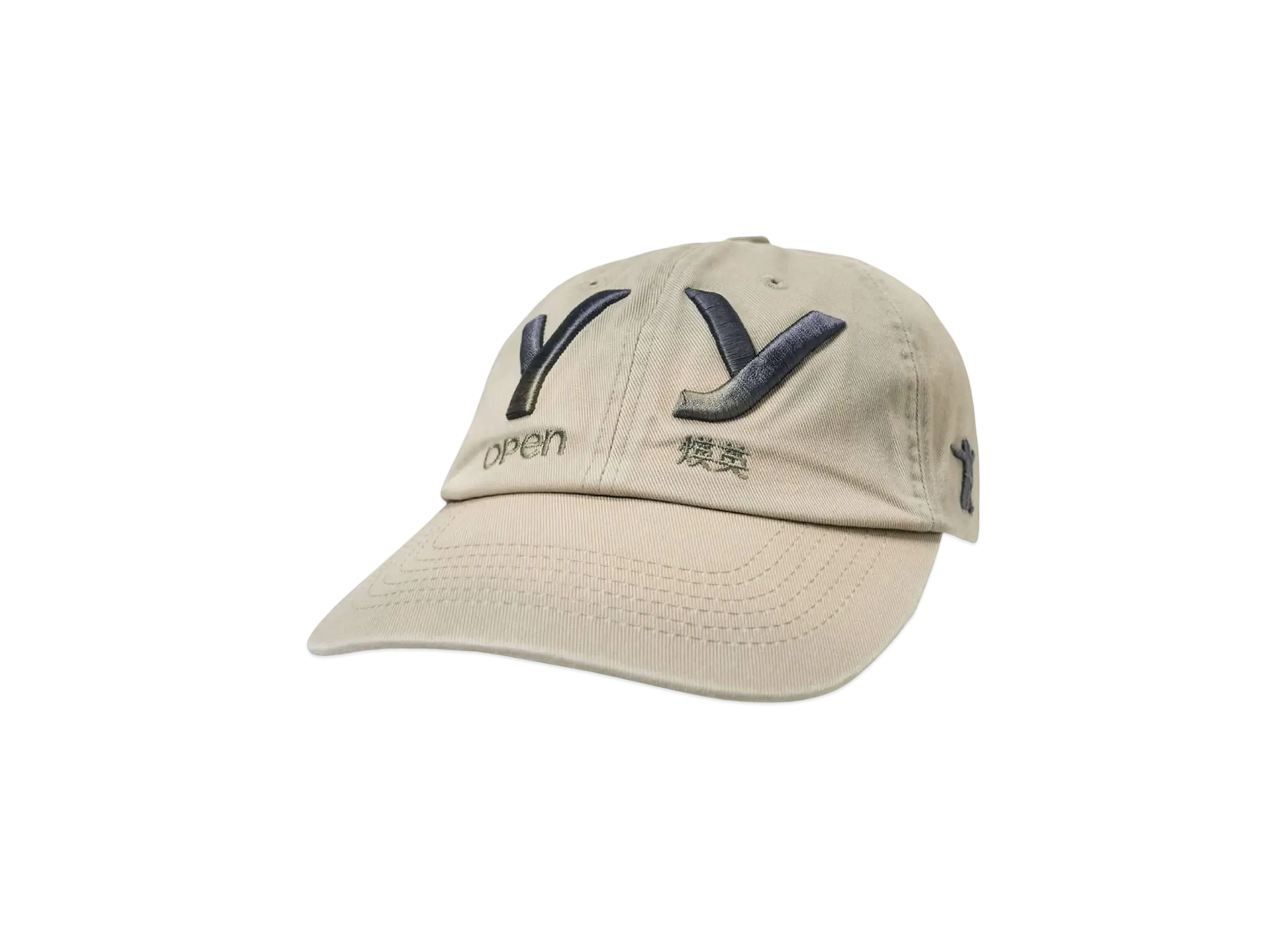 OPEN YY YY GRADIENT BALL CAP "BEIGE"
