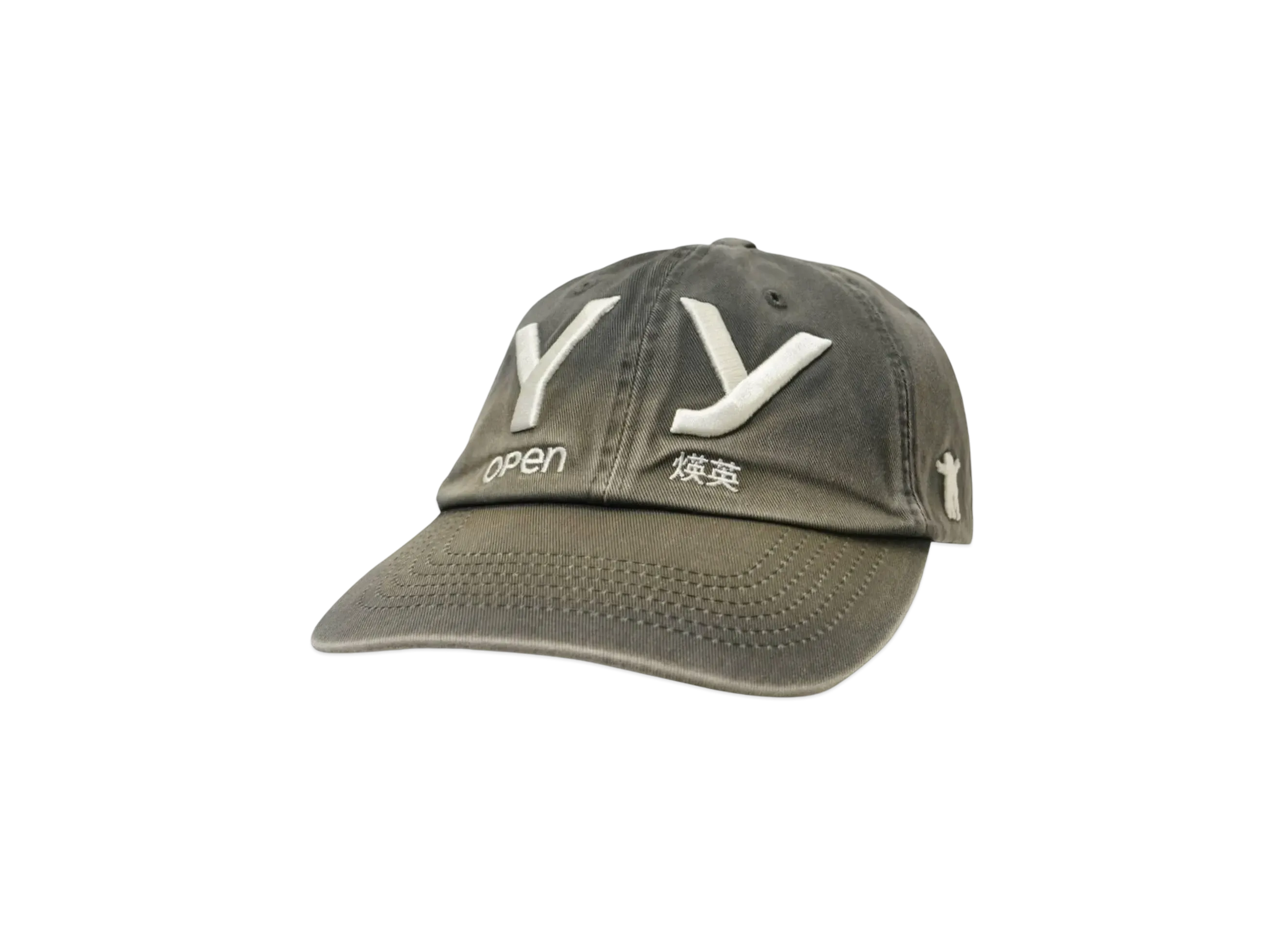 OPEN YY YY GRADIENT BALL CAP "CHARCOAL"