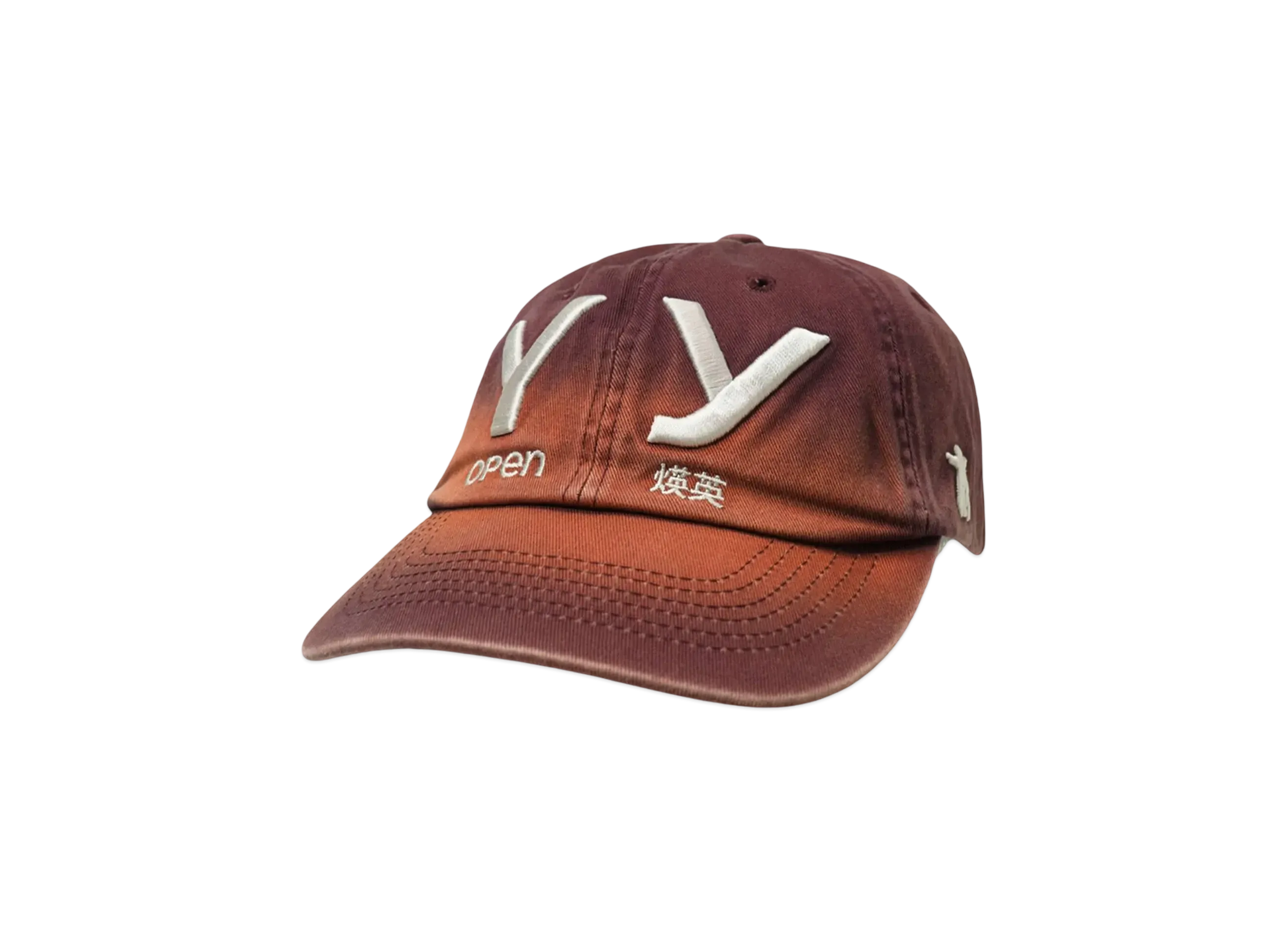 OPEN YY YY GRADIENT BALL CAP "RED"