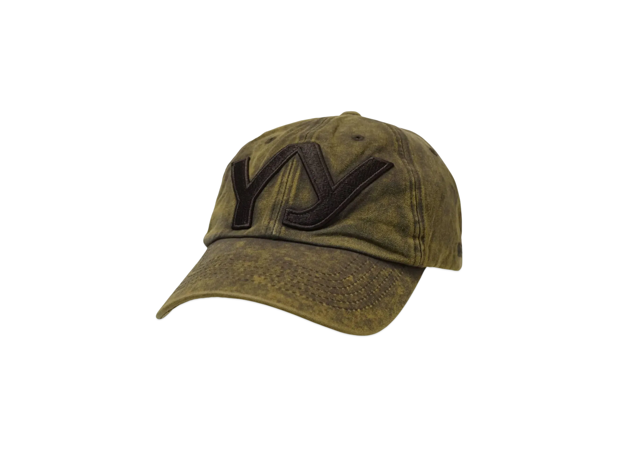 OPEN YY YY COTTON BALL CAP "YELLOWISH BROWN"