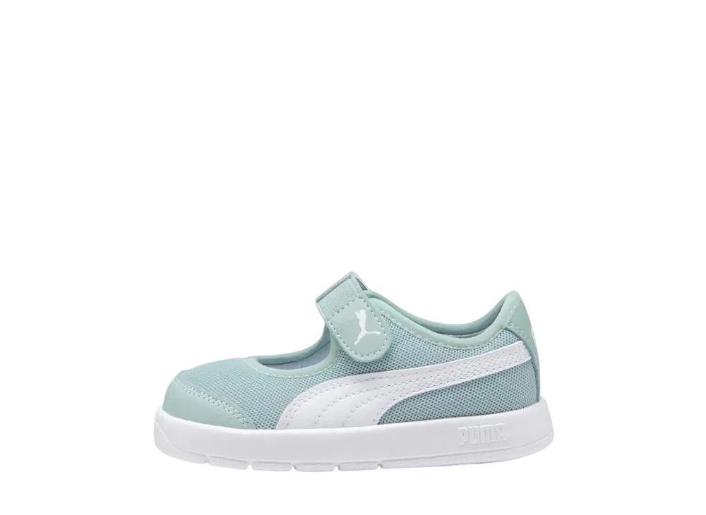 プーマ TD コートフレックス V3 リナ "モダンミント/プーマホワイト" (キッズ)