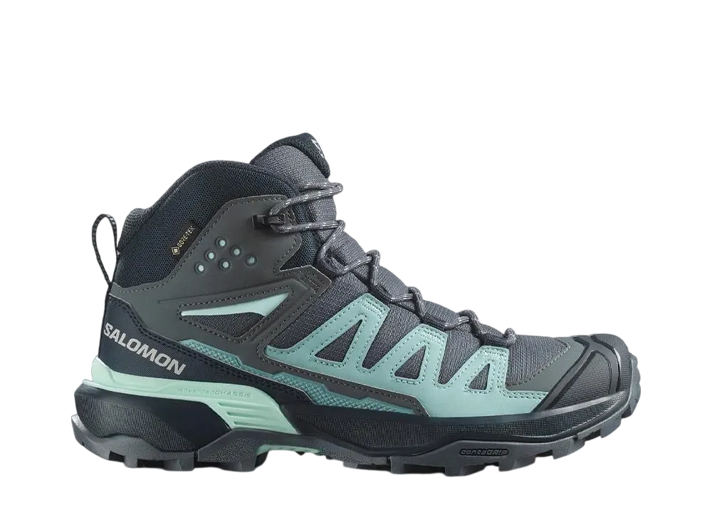 Salomon Women's X Ultra 360 Mid GORE-TEX "Turbulence/Carbon/Tourmaline"