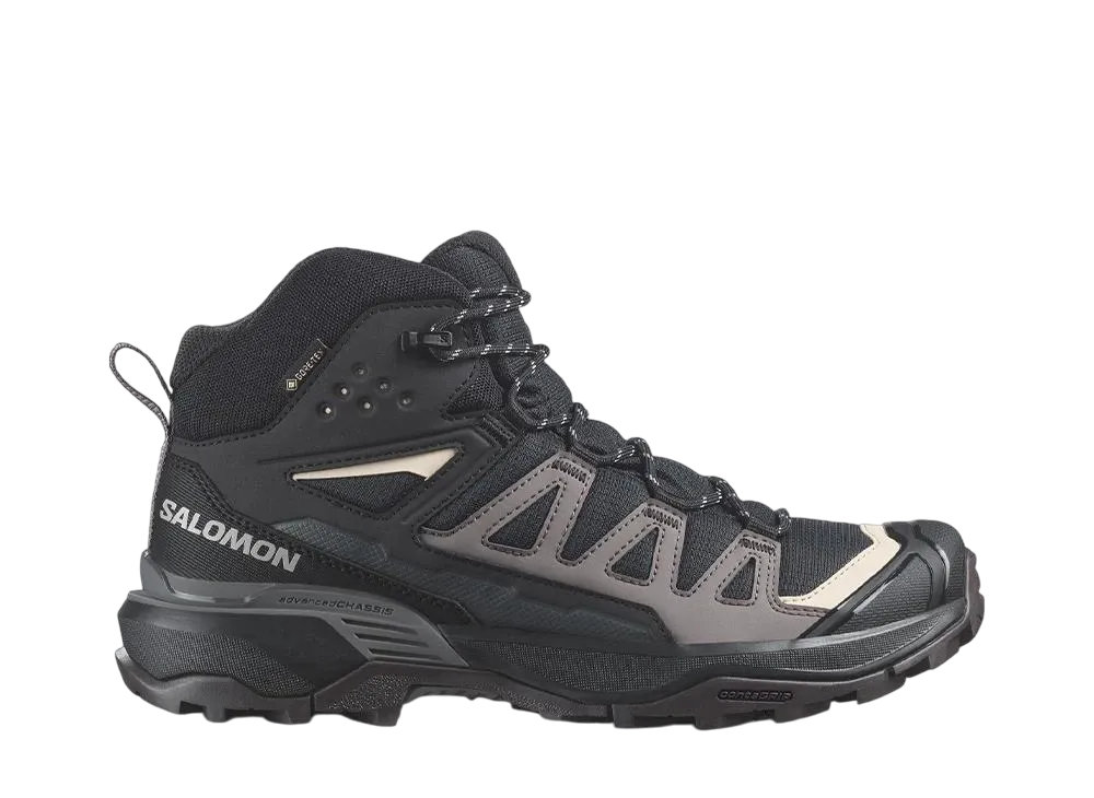 Salomon Women's X UltrA 360 Mid GORE-TEX "Black/Plum Kitten/Shale"