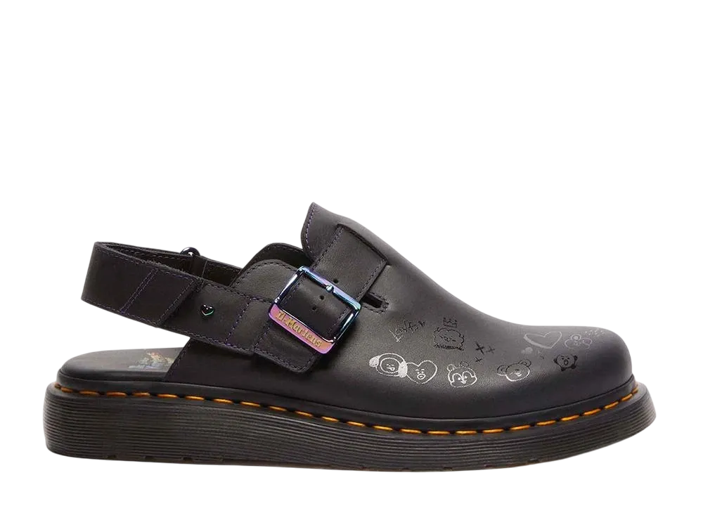 BT21 × Dr.Martens Jorge 2 Mule "Black Nappa"